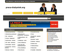 Tablet Screenshot of praca-bialystok.org